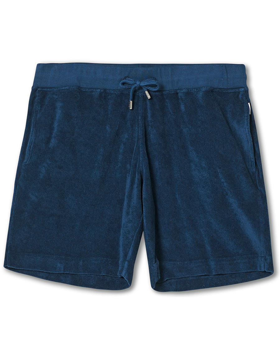 Herre | Shorts | Orlebar Brown | Afador Garment Dye Toweling Shorts Navy