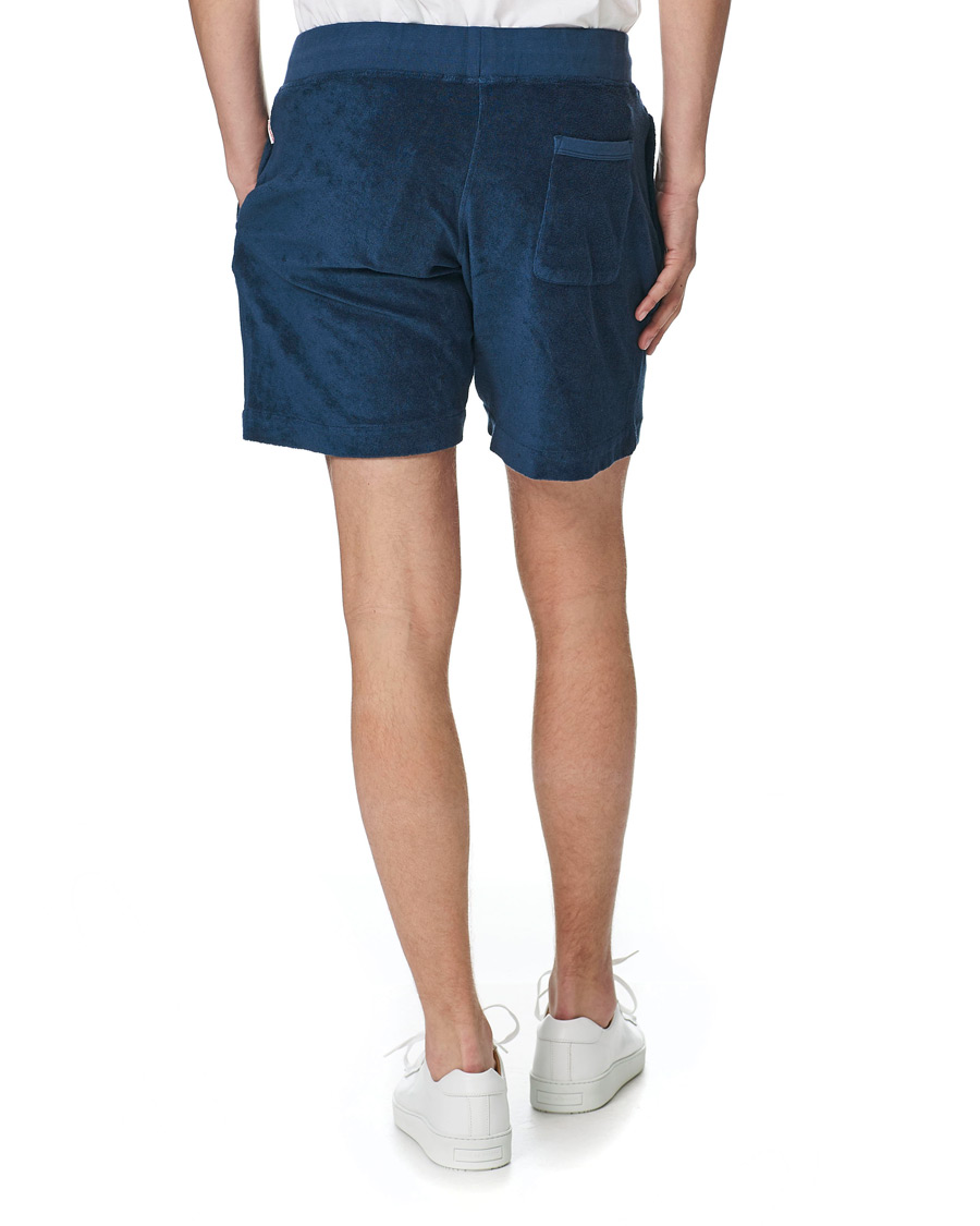 Herre | Shorts | Orlebar Brown | Afador Garment Dye Toweling Shorts Navy