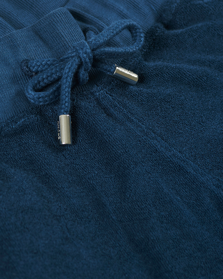 Herre | Shorts | Orlebar Brown | Afador Garment Dye Toweling Shorts Navy