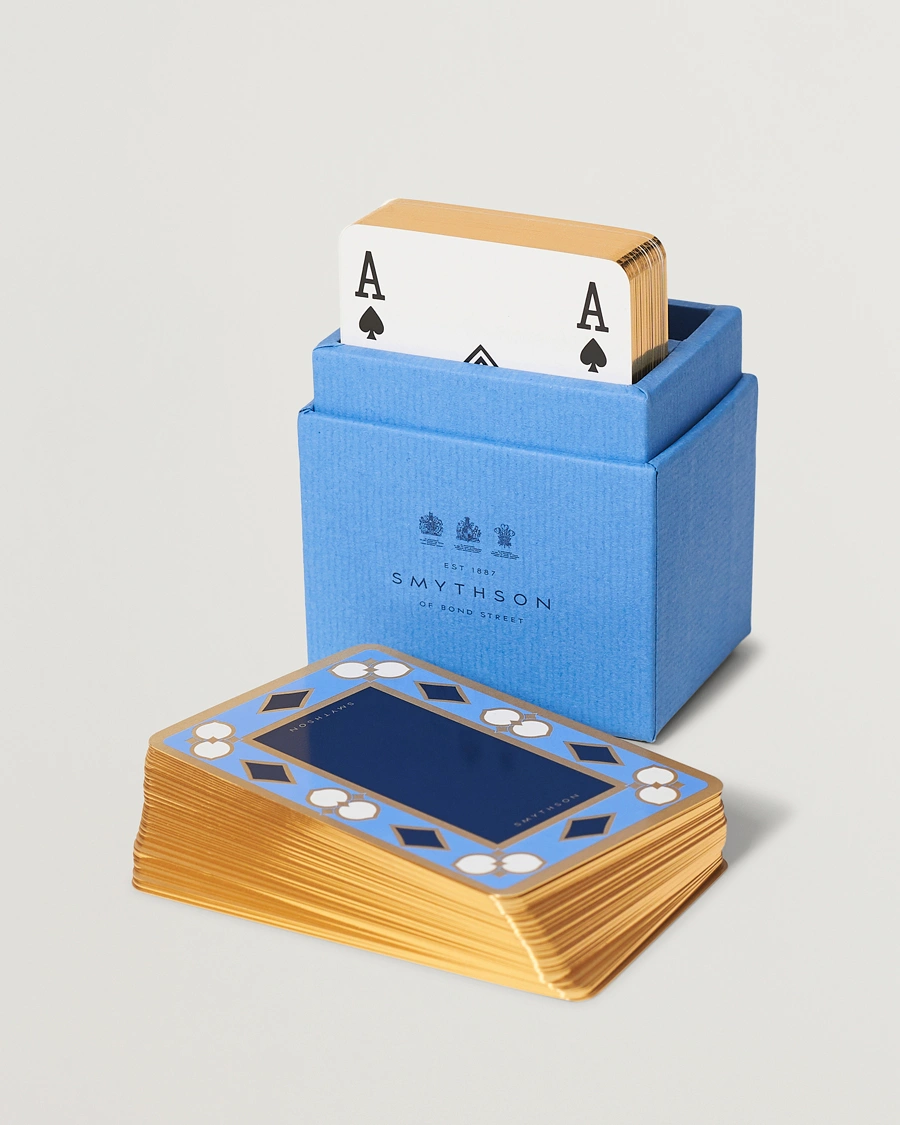 Herre |  | Smythson | Playing Card Nile Blue Nile Blue