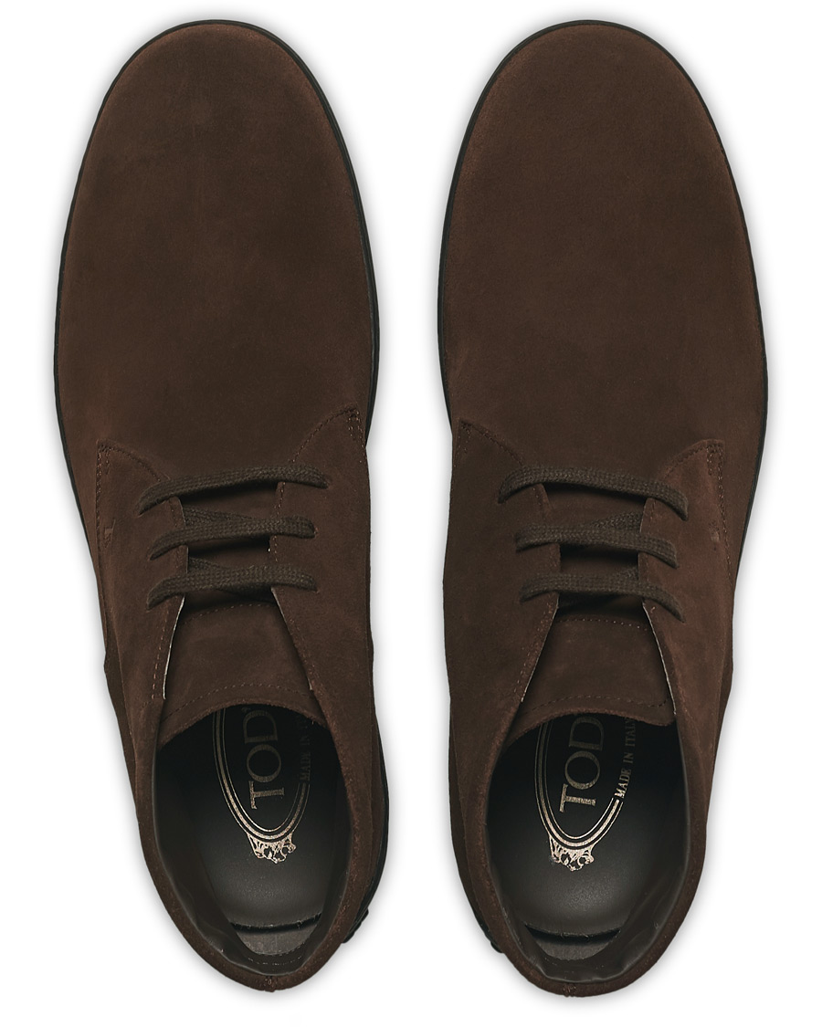 Herre | Tod's Winter Gommini Boots Dark Brown Suede | Tod's | Winter Gommini Boots Dark Brown Suede