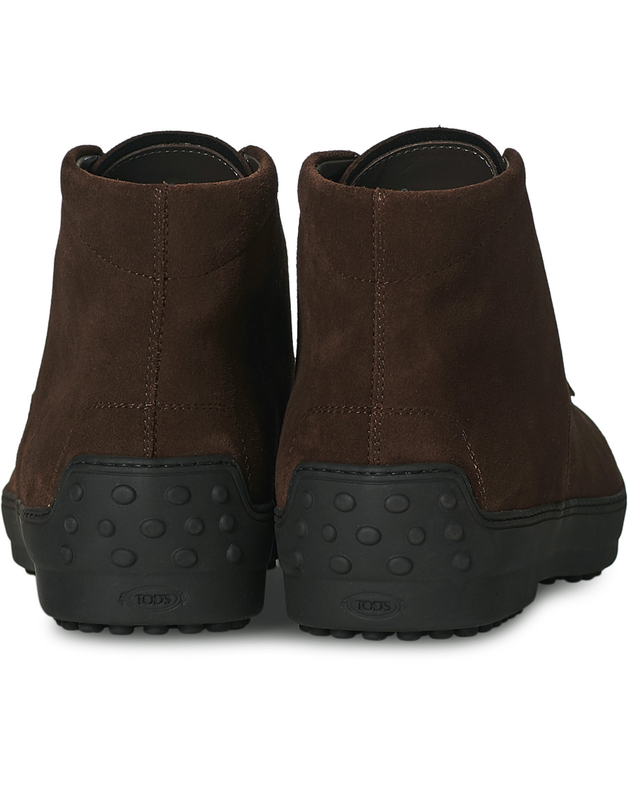 Herre | Tod's Winter Gommini Boots Dark Brown Suede | Tod's | Winter Gommini Boots Dark Brown Suede