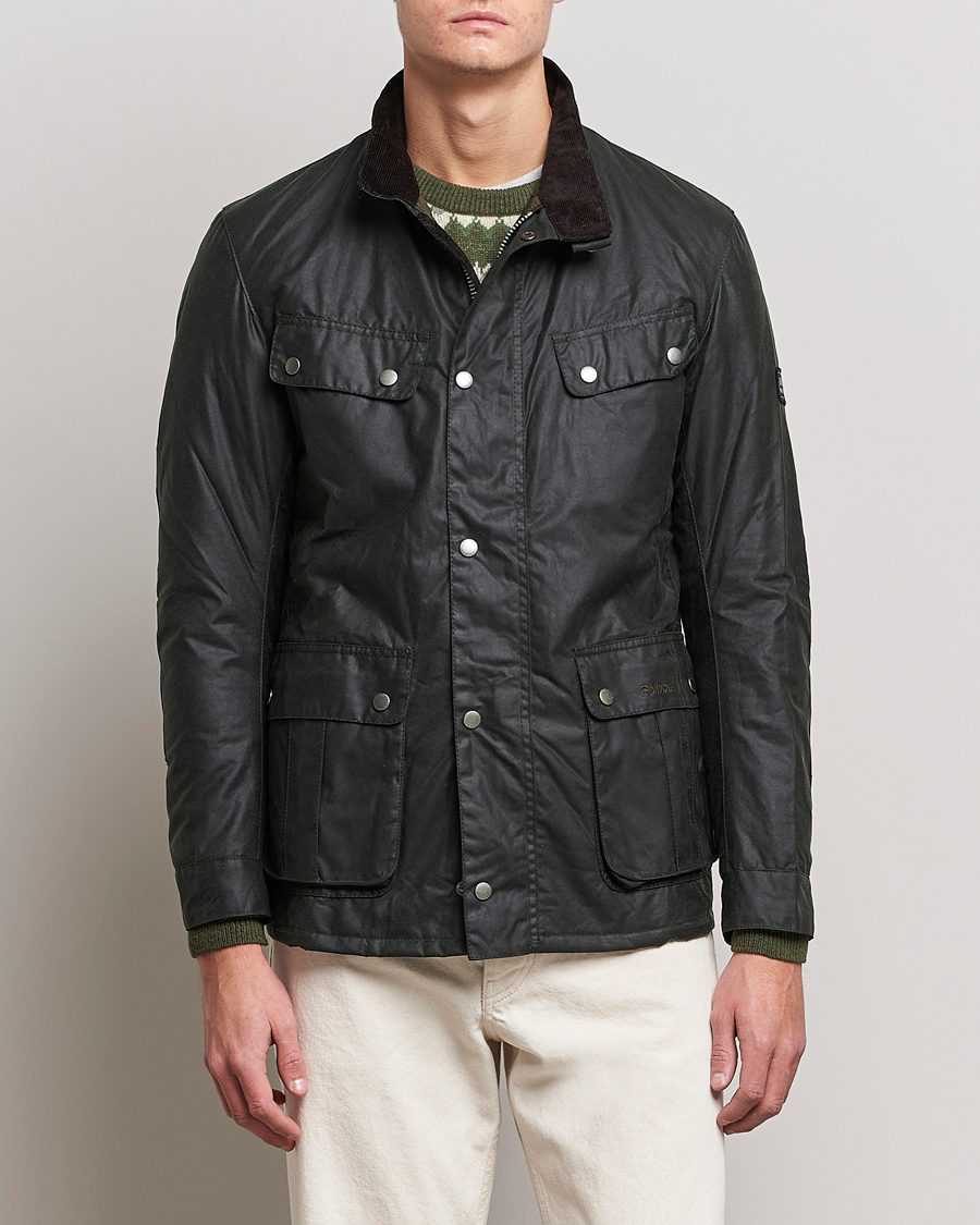 Herre | Oilskinsjakker | Barbour International | Duke Jacket Sage