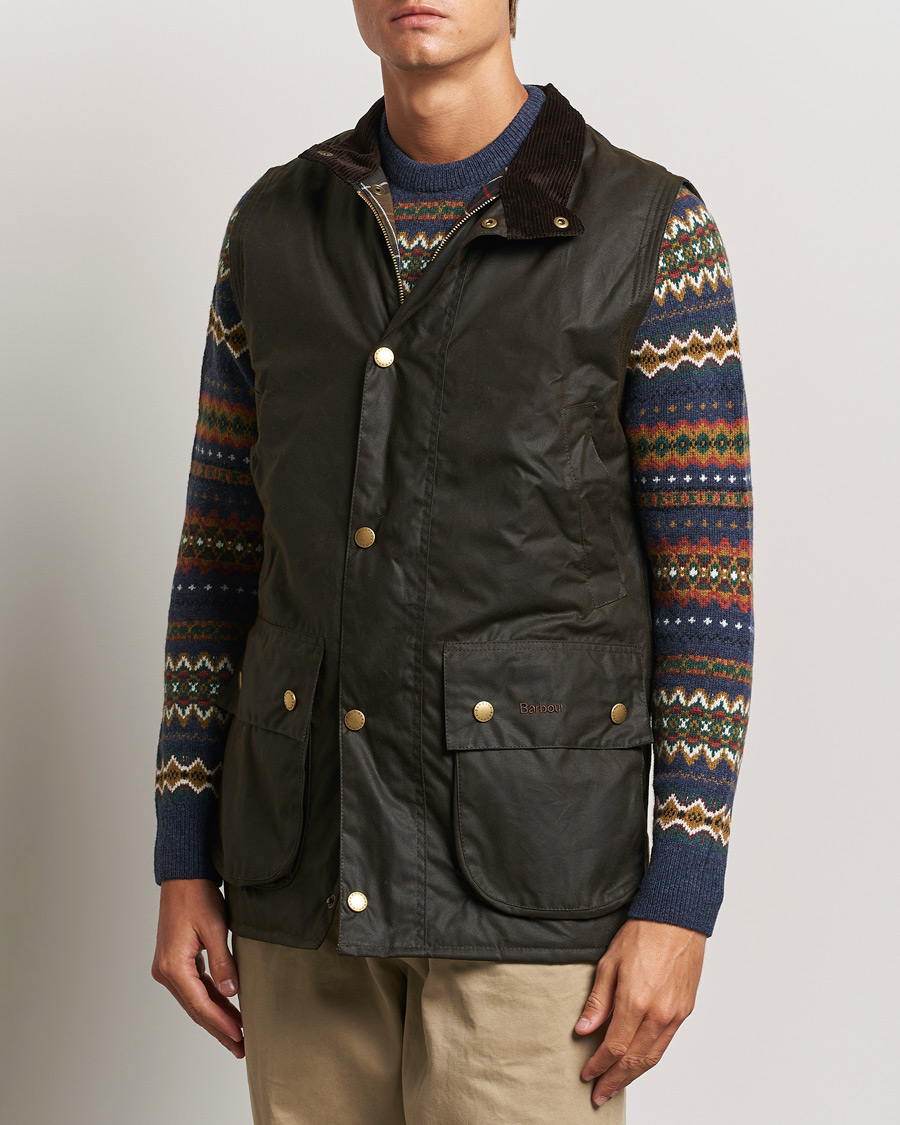 Herre |  | Barbour Lifestyle | Westmorlan Wax Gilet Olive