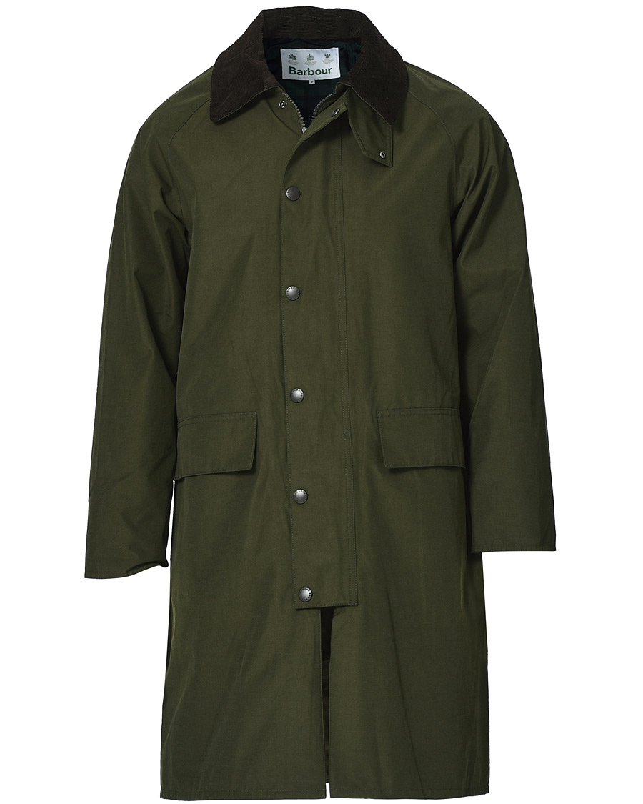 Barbour White Label Waterproof Slim Burghley Jacket Sage