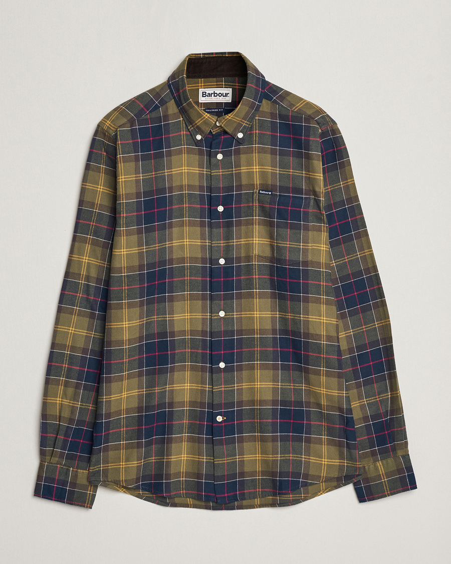 Barbour Lifestyle Betsom Flannel Check Shirt Grey Marl - CareOfCarl.dk