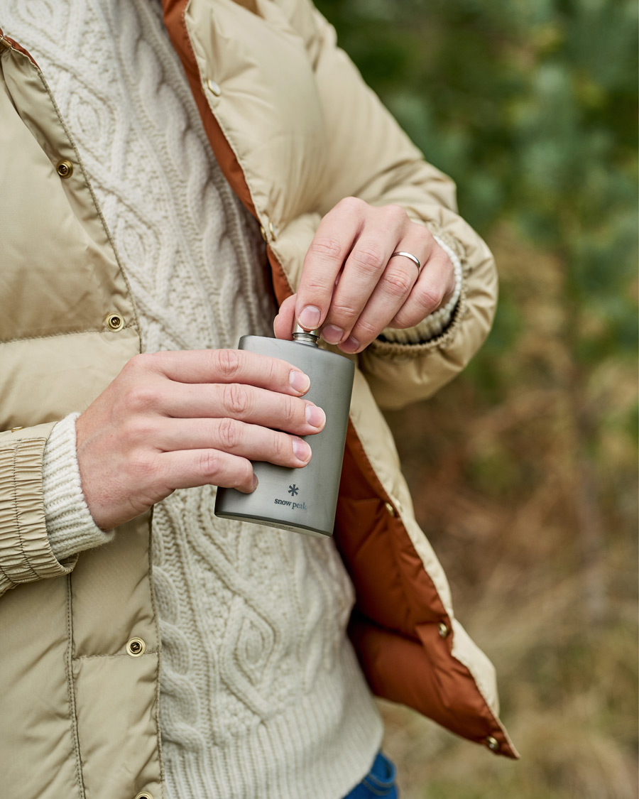 Herre | Campingudrustning | Snow Peak | Hip Flask Titanium