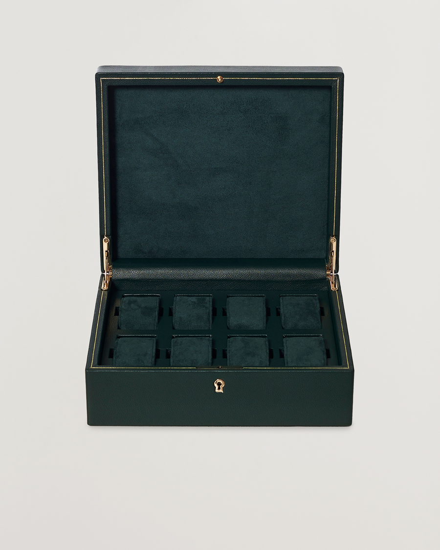 Herre | Ure- & smykkeæsker | WOLF | British Racing Green 8 Piece Watch Box