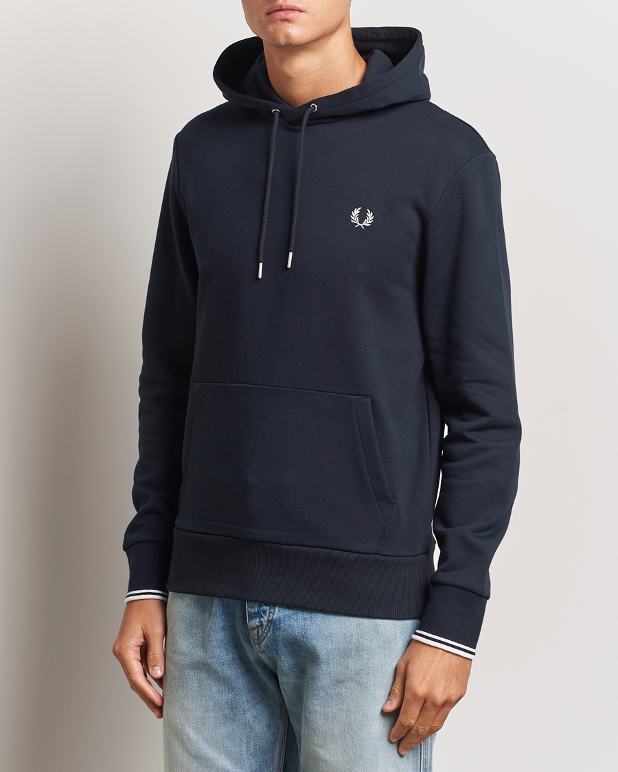 Herre |  | Fred Perry | Tipped Hoodie Navy