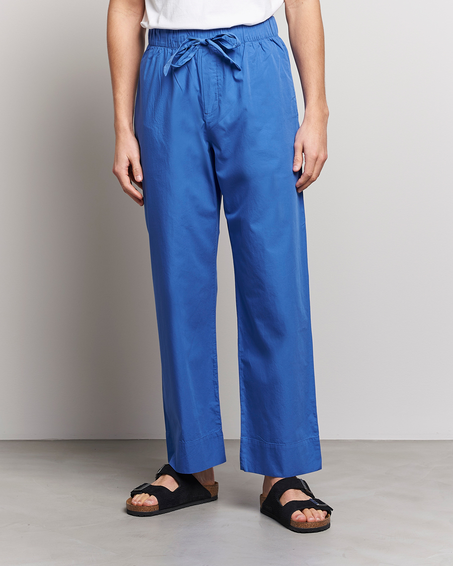 Herre | Tøj | Tekla | Poplin Pyjama Pants Royal Blue