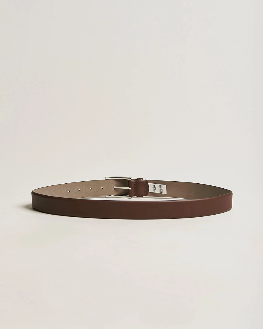 Herre | Tøj til bryllup | BOSS BLACK | Barnabie Leather Belt 3,5 cm Medium Brown