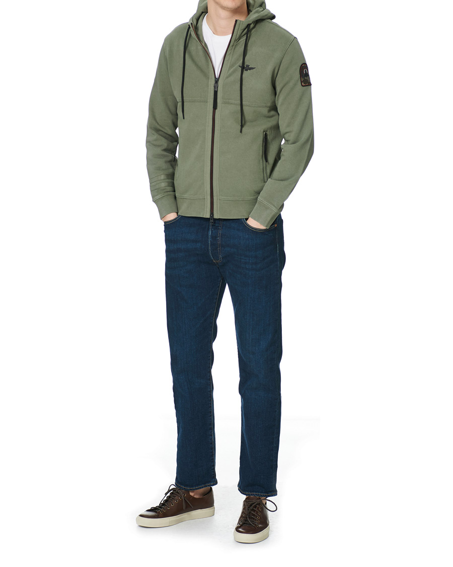 Herre | Trøjer | Aeronautica Militare | Felpa Zip Hoodie Verde Military