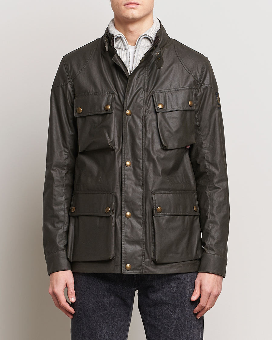 Belstaff olive green jacket best sale