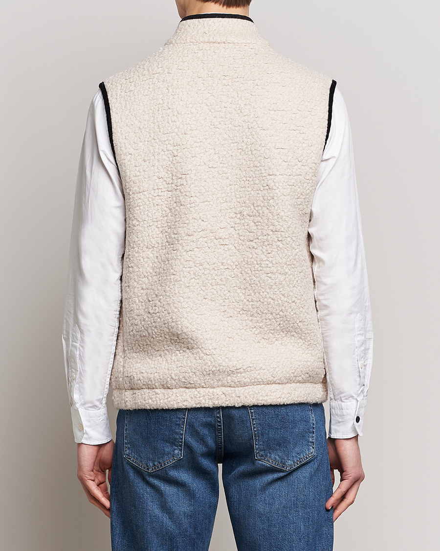 Herre | Veste | Morris | Whitfield Pile Vest White