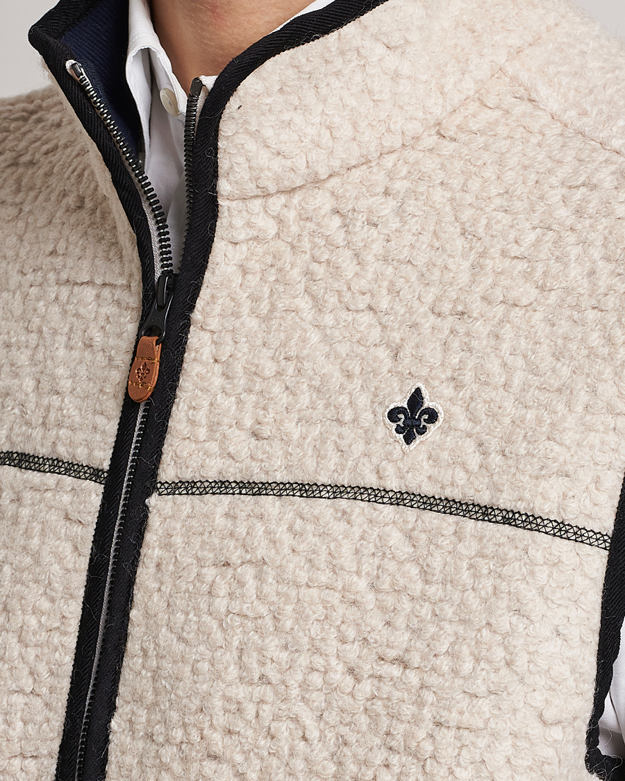 Herre | Veste | Morris | Whitfield Pile Vest White