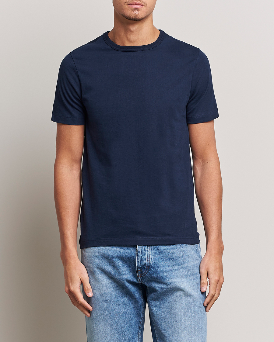 Herre |  | Merz b. Schwanen | 1950s Classic Loopwheeled T-Shirt Ink Blue