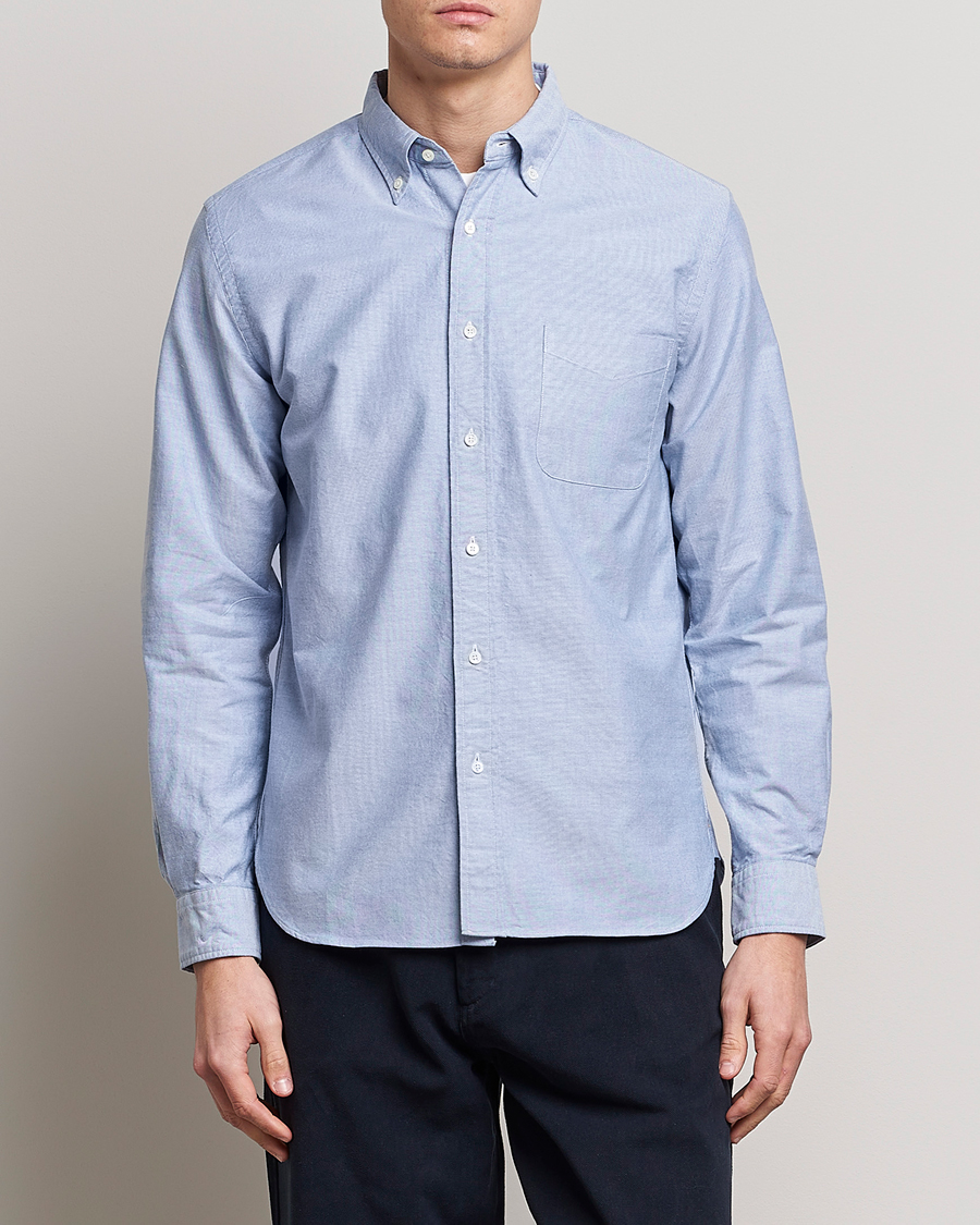 Herre | Tøj | BEAMS PLUS | Oxford Button Down Shirt Light Blue