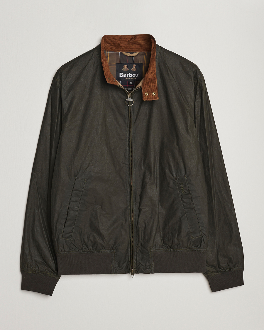 Barbour Lifestyle Royston Lightweight Waxed Jacket Olive CareOfCarl