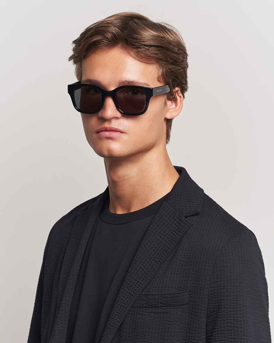 grad dyb Barry Gucci GG1135S Sunglasses Black/Grey - CareOfCarl.dk