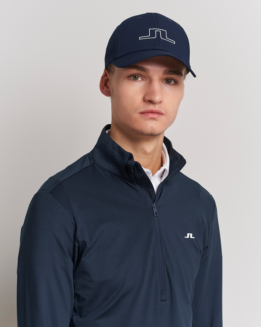 Herre | Kasketter | J.Lindeberg | Caden Golf Cap Navy