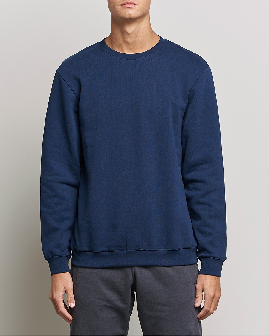 Herre | Bread & Boxers | Bread & Boxers | Loungewear Sweatshirt Navy Blue