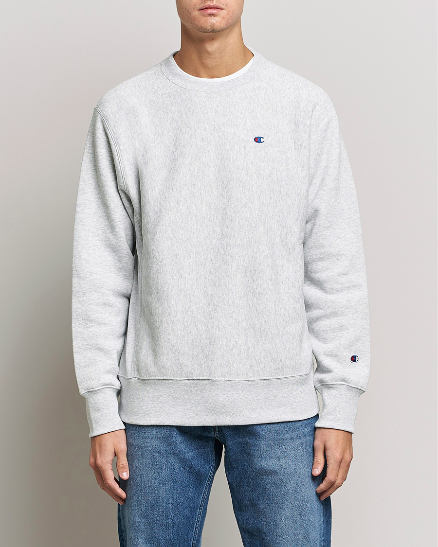 Champion Reverse Weave Soft Fleece Sweatshirt Grey Melange CareOfCarl