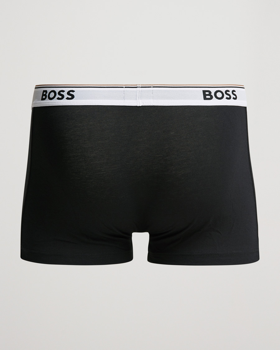 Herre | BOSS | BOSS BLACK | 3-Pack Trunk Boxer Shorts Black/White
