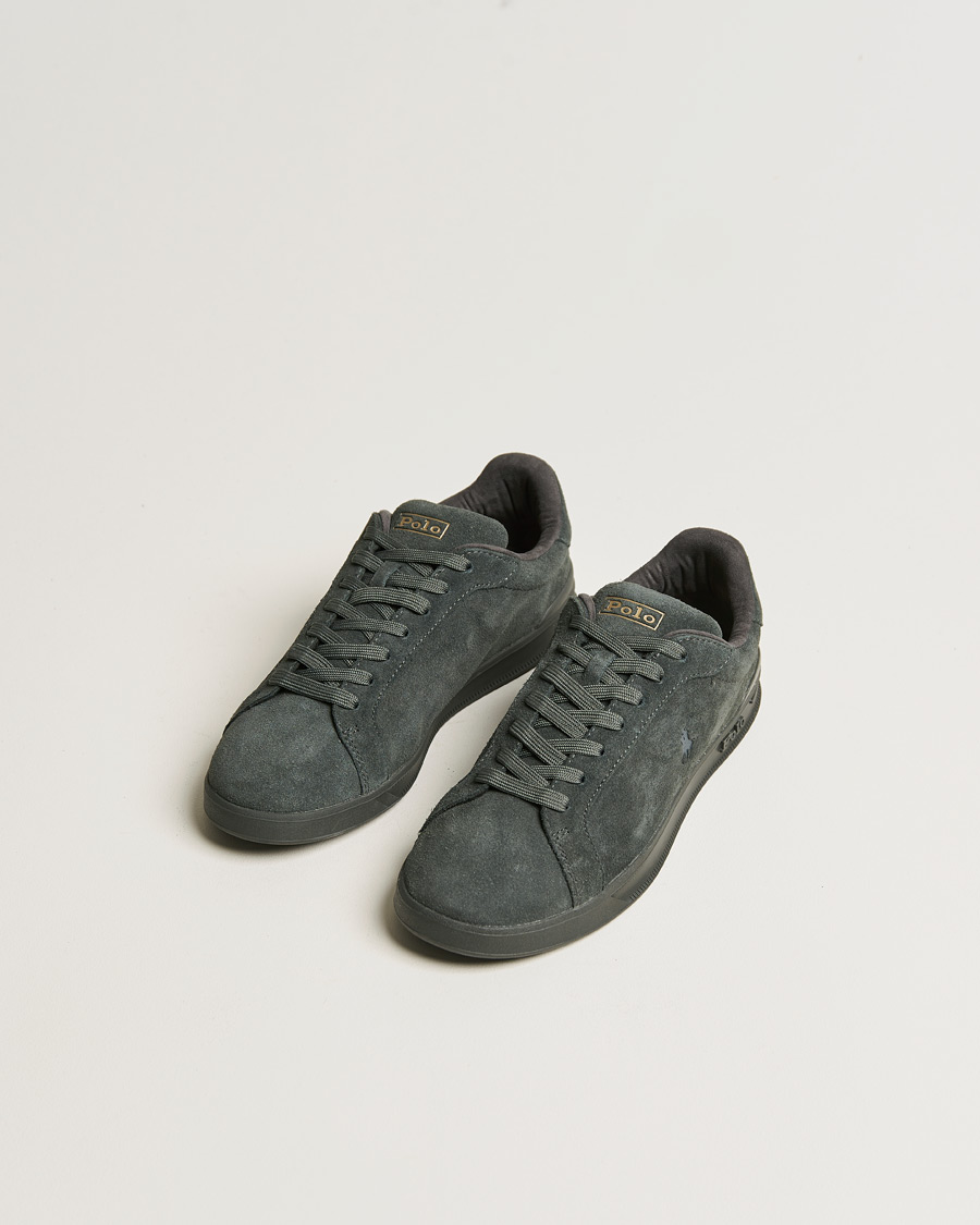 Polo ralph lauren heritage discount court ii suede sneaker