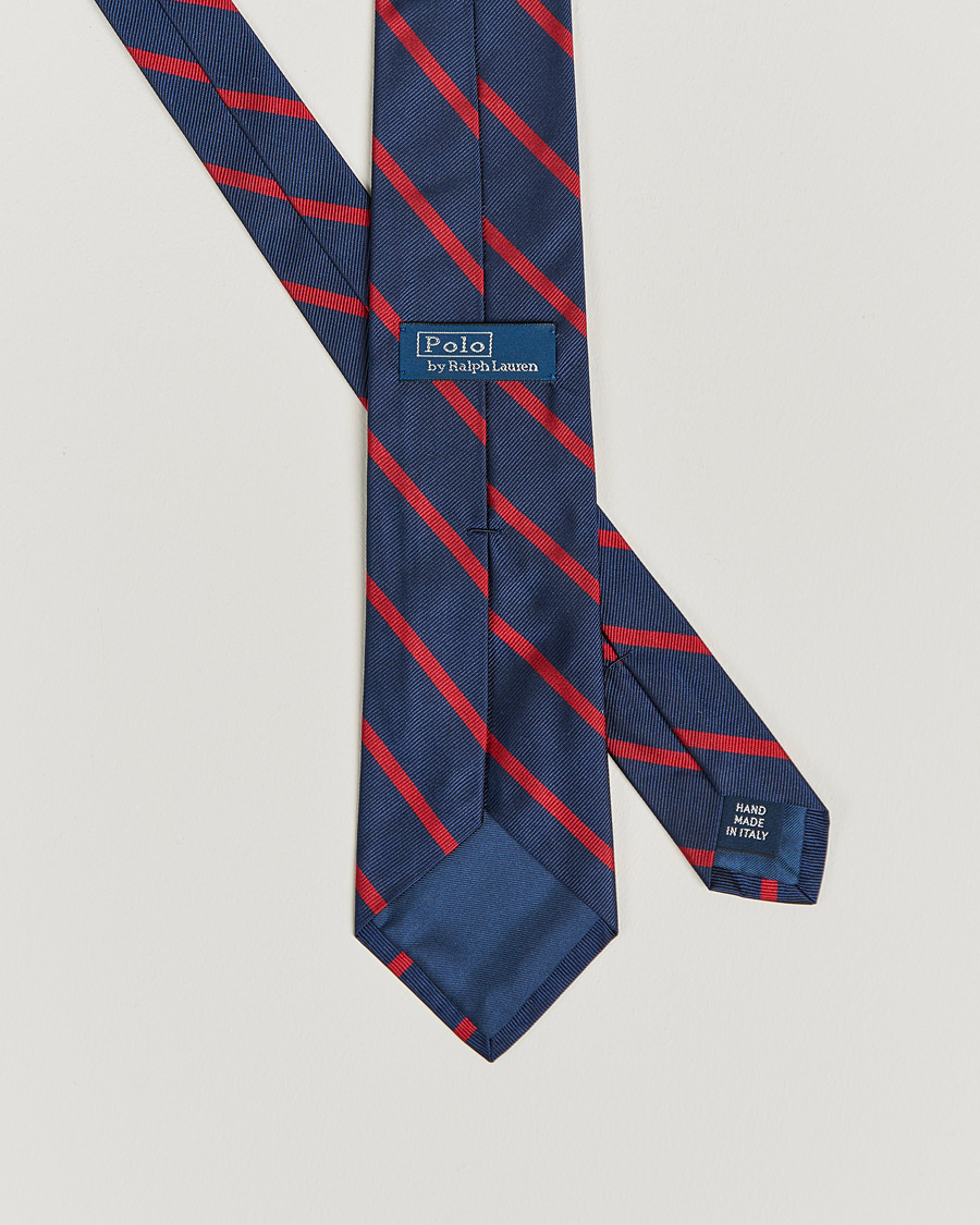 Herre | 20% udsalg | Polo Ralph Lauren | Striped Tie Navy/Red