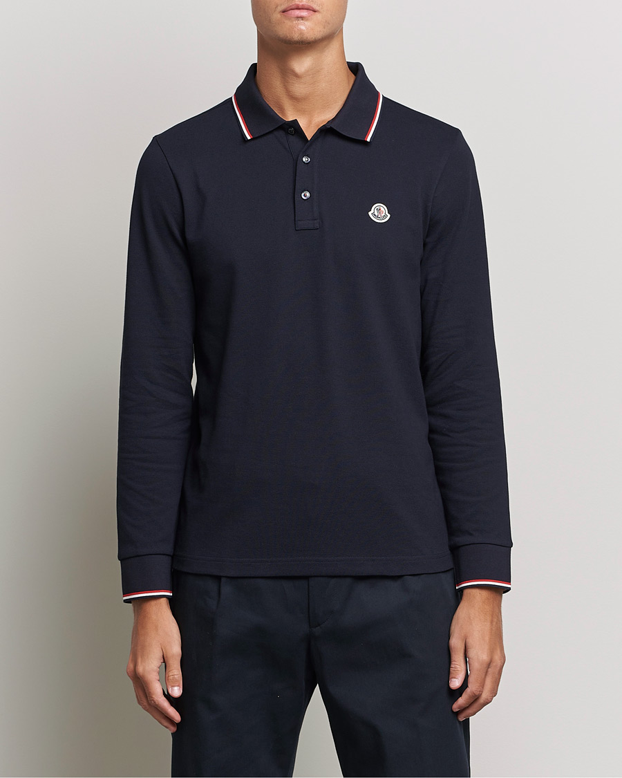 Moncler long sleeve polo shirt online