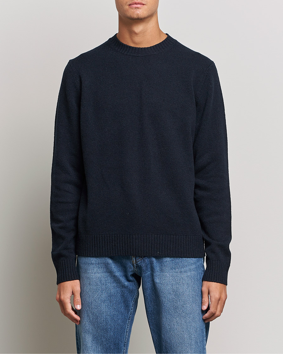 Herre |  | Samsøe Samsøe | Sylli Wool Crew Neck Salute Navy