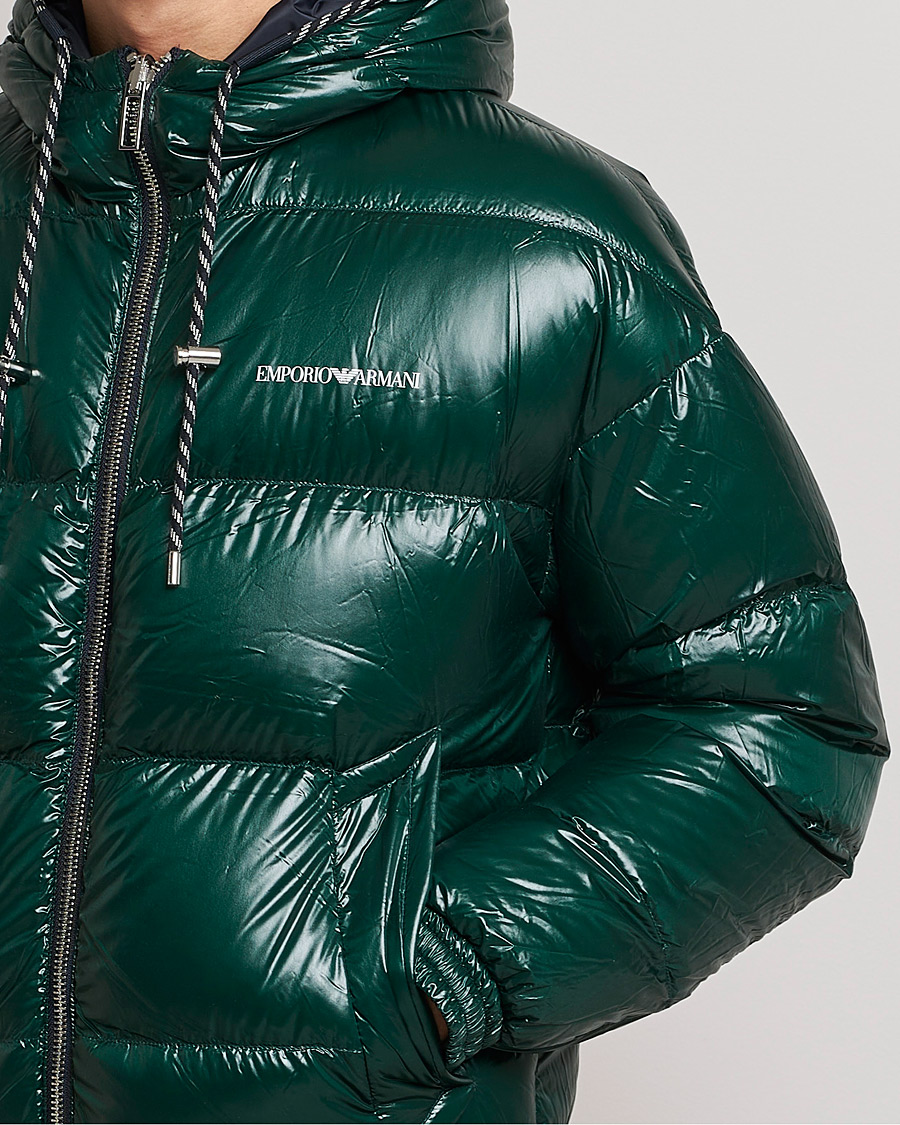 Emporio Armani Puffer Jacket Green/Black - CareOfCarl.dk
