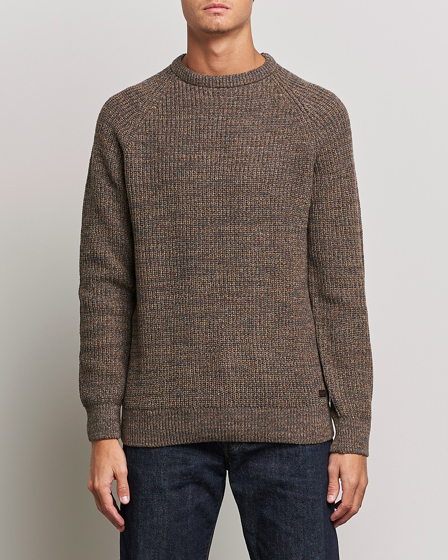 Herre | Trøjer | Barbour Lifestyle | Horseford Knitted Crewneck Sandstone