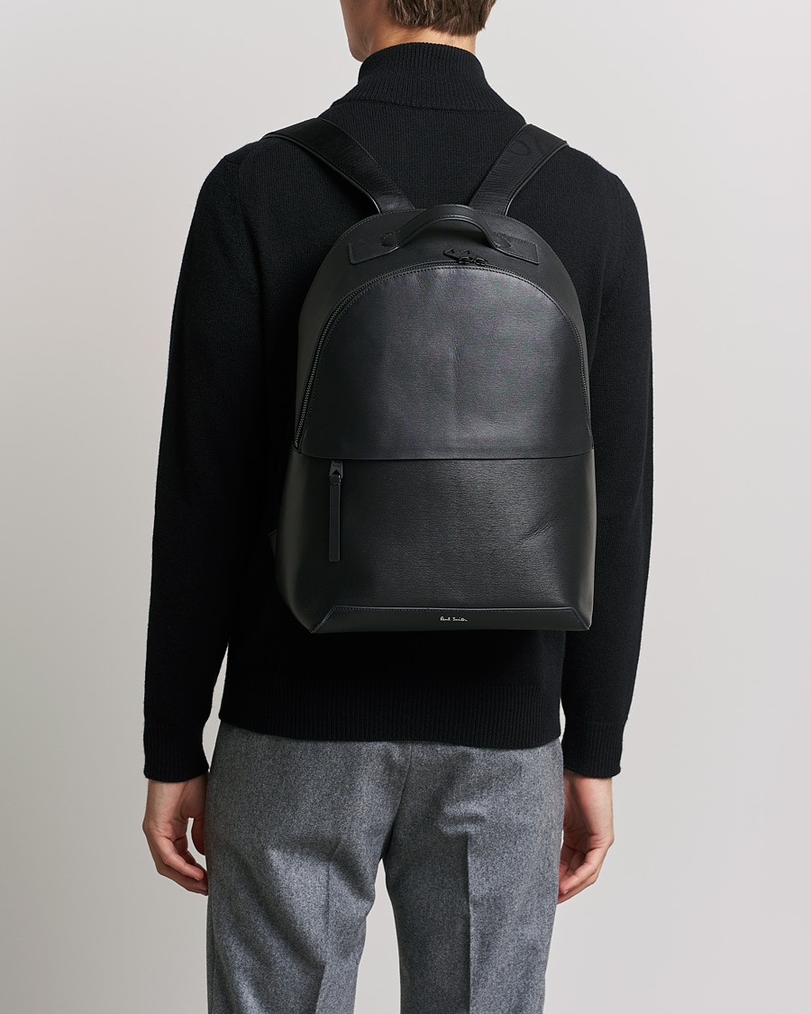 Herre |  | Paul Smith | Leather Backpack Black