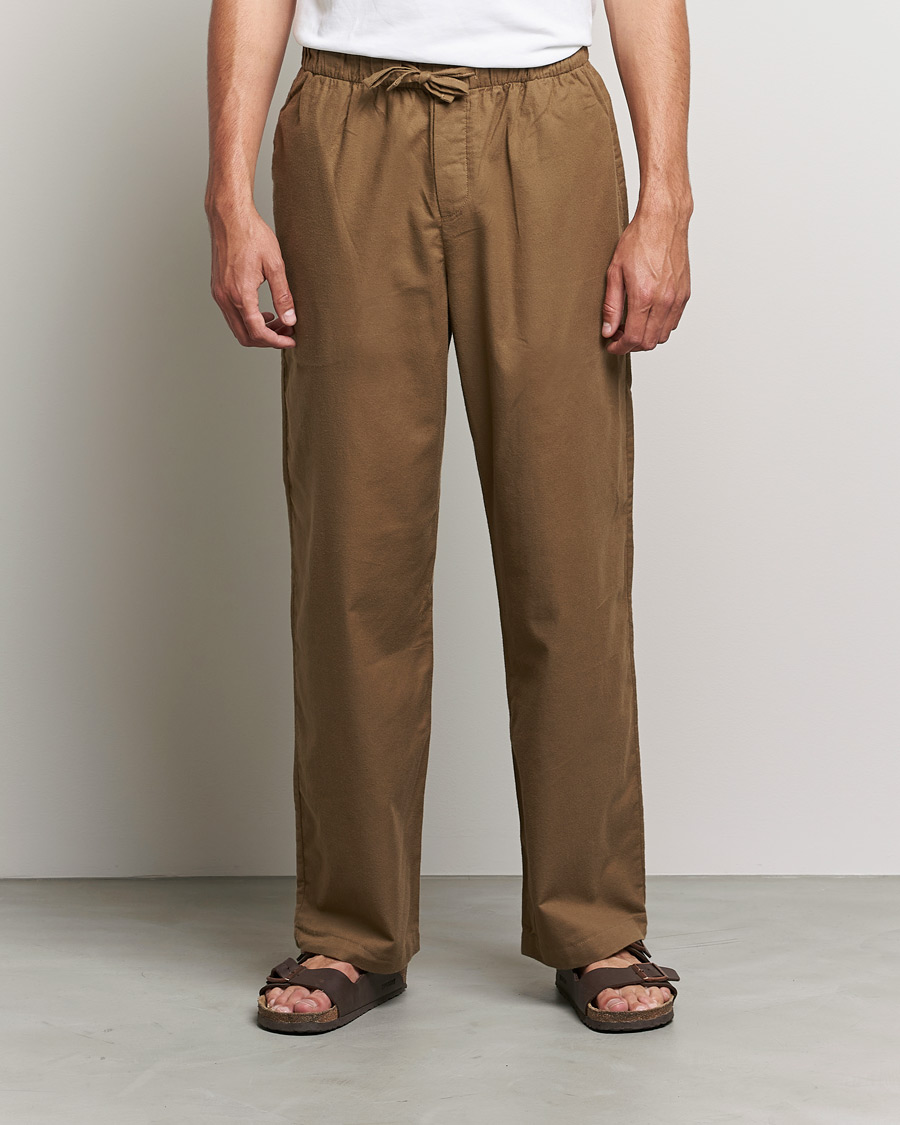 Herre | Tøj | Tekla | Flannel Pyjama Pants Moss