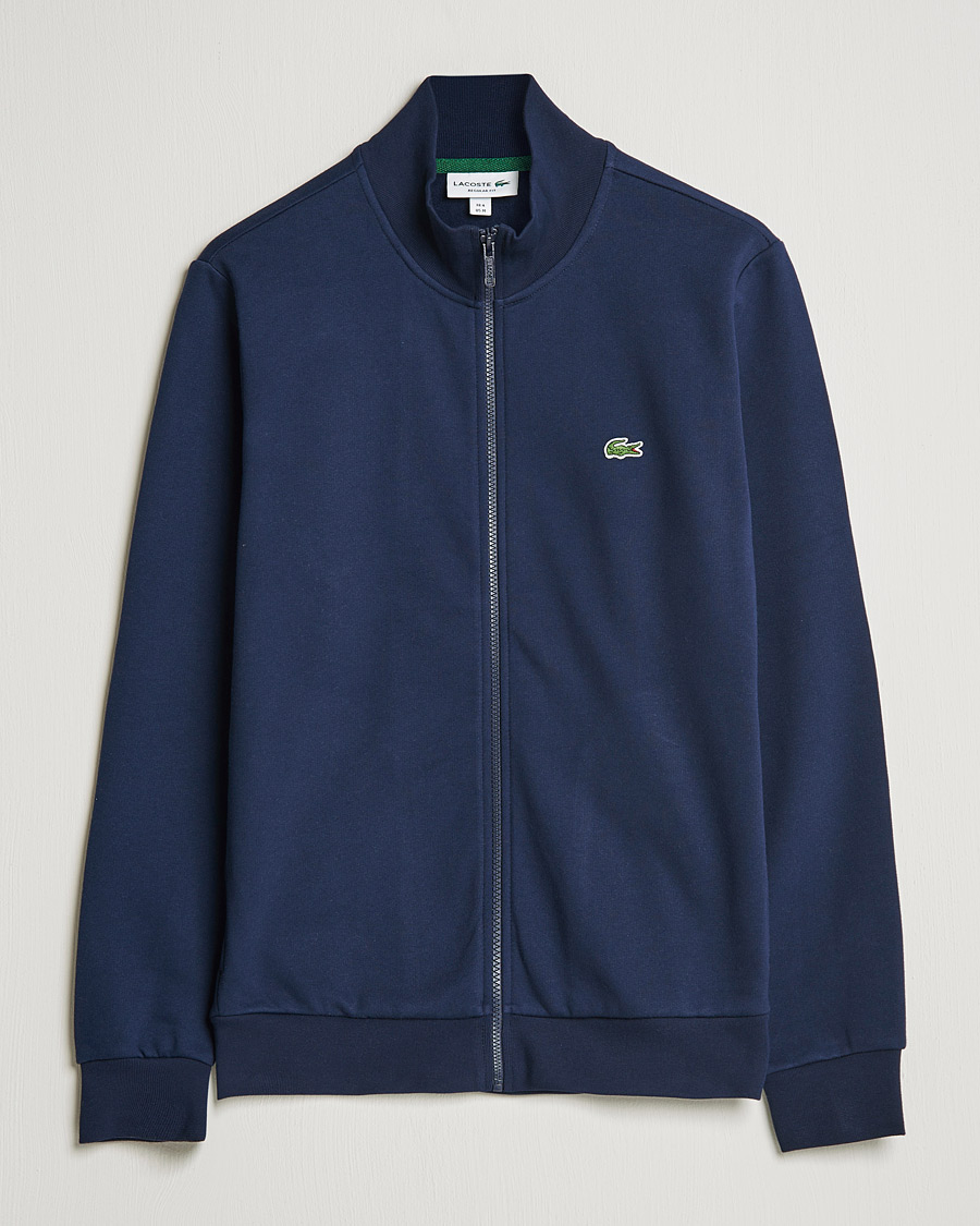 Lacoste Full Zip Sweater Navy CareOfCarl