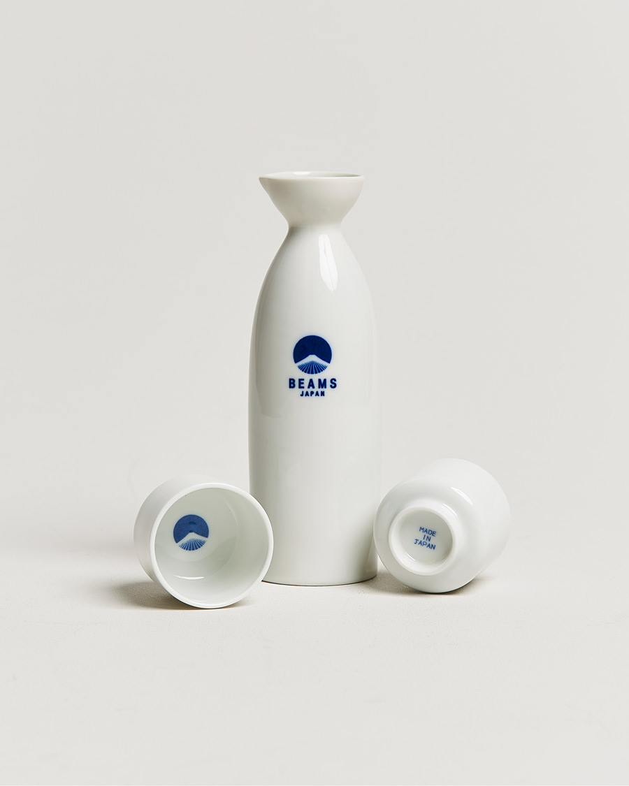 Herre | Til hygge i hjemmet | Beams Japan | Sake Bottle & Cup Set White