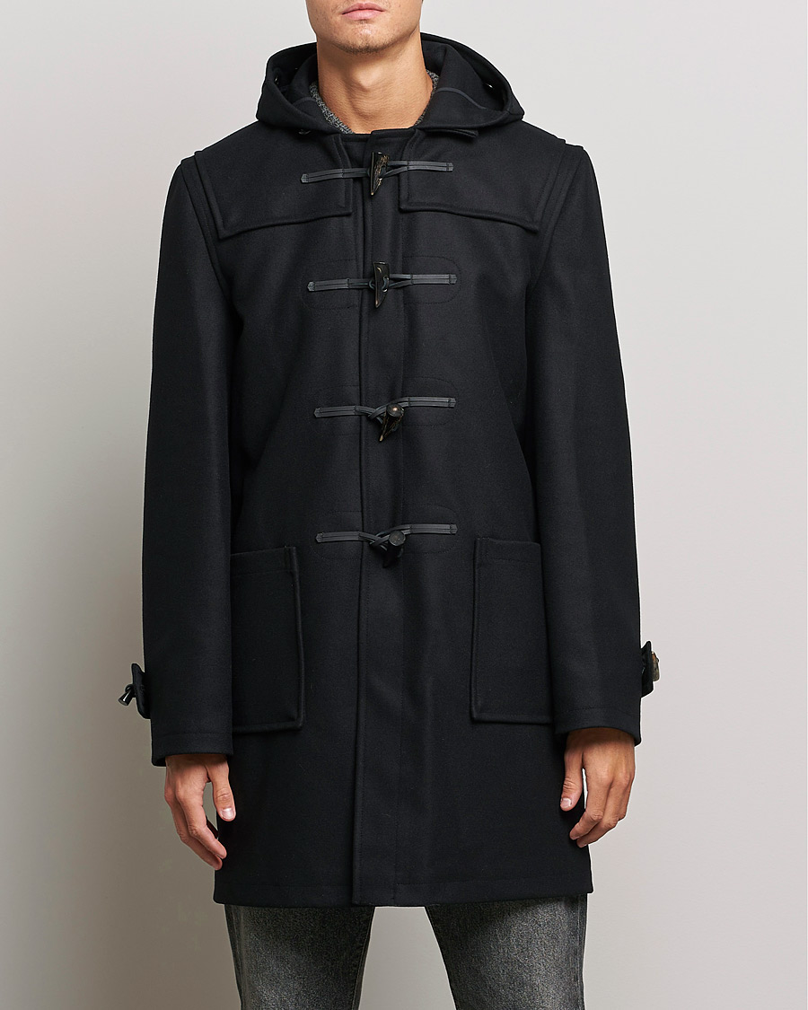 Herre | Sæsonstilbud i en begrænset periode | Gloverall | Cashmere Blend Duffle Coat Black