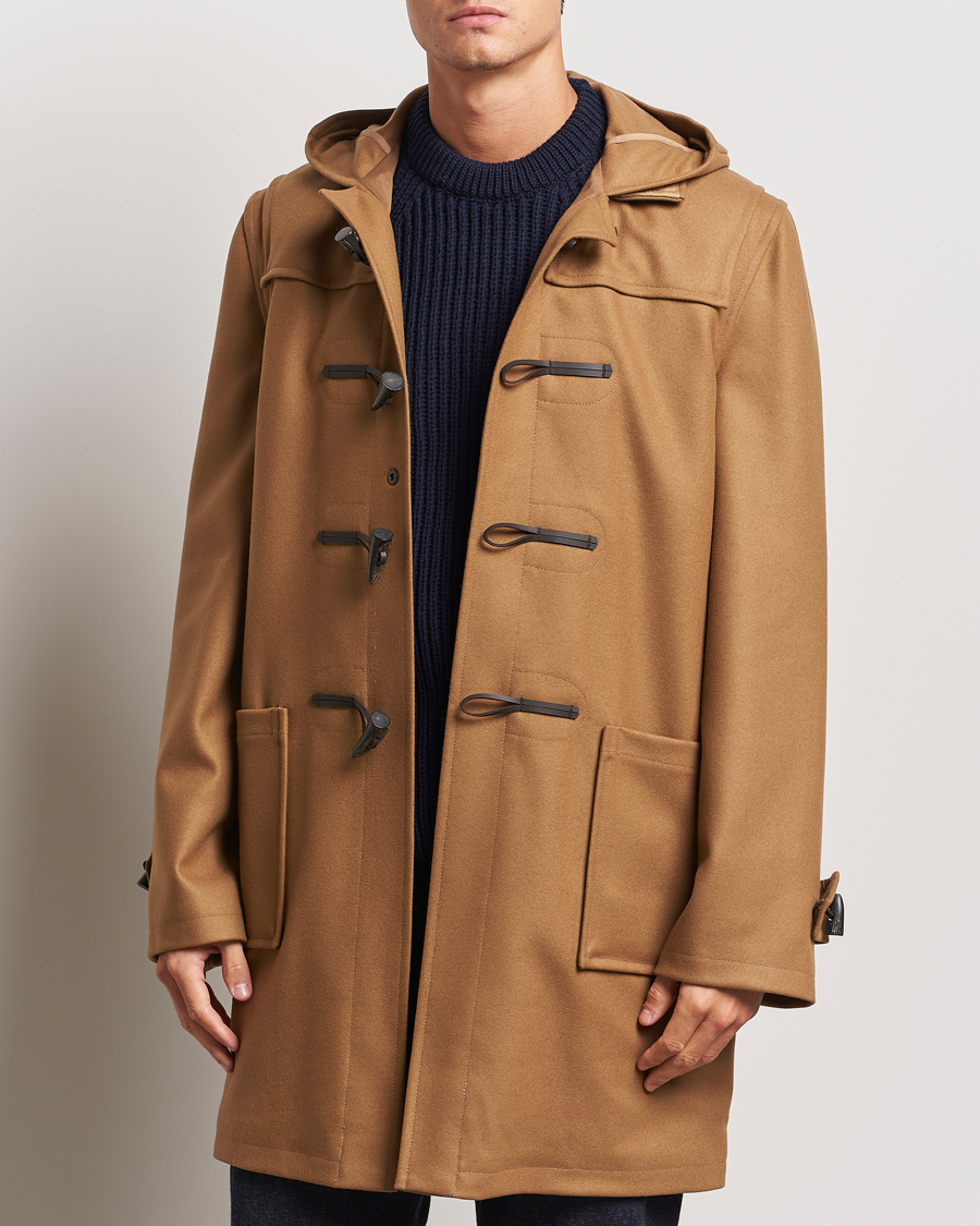 Herre | Sæsonstilbud i en begrænset periode | Gloverall | Cashmere Blend Duffle Coat Camel