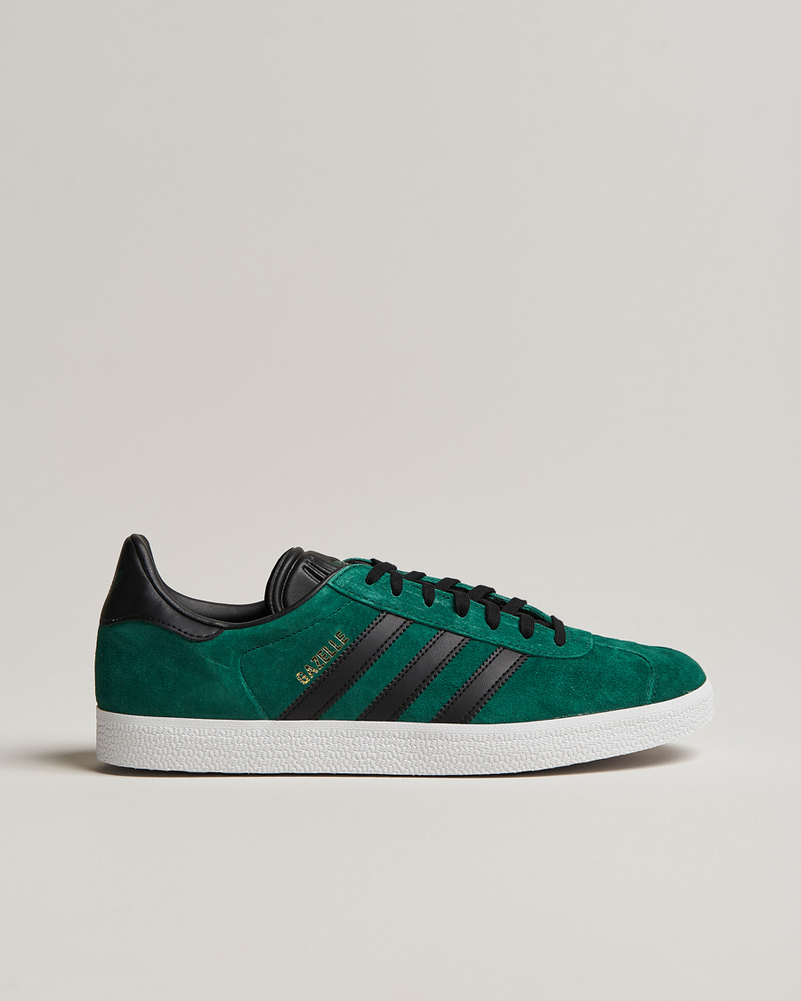 Herre | adidas Originals Gazelle Sneaker Green Black | adidas Originals | Gazelle Sneaker Green Black