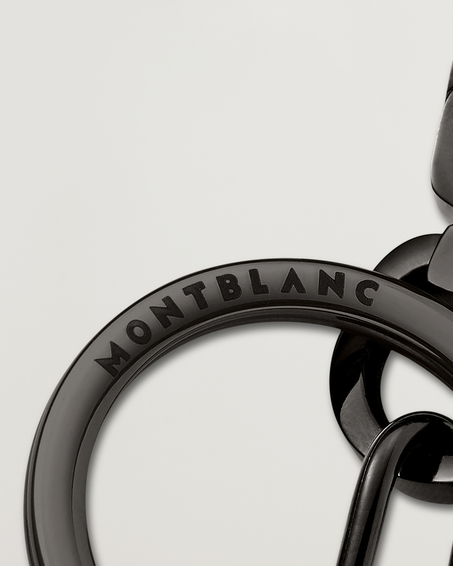 Herre | Montblanc | Montblanc | Meisterstück Spinning Emblem Key Fob Black