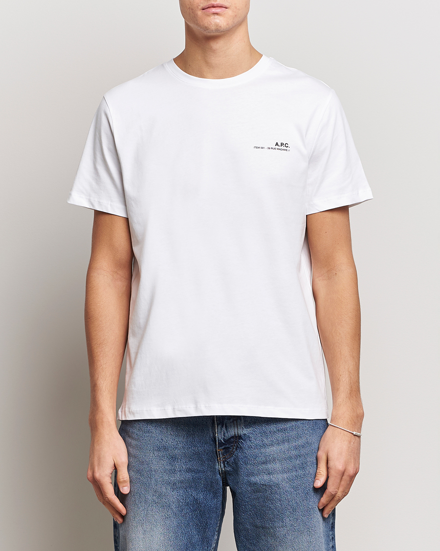 Herre | Contemporary Creators | A.P.C. | Item T-Shirt White