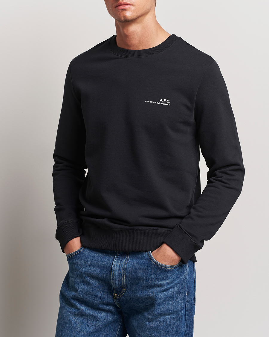 Herre | Tøj | A.P.C. | Item Sweatshirt Black