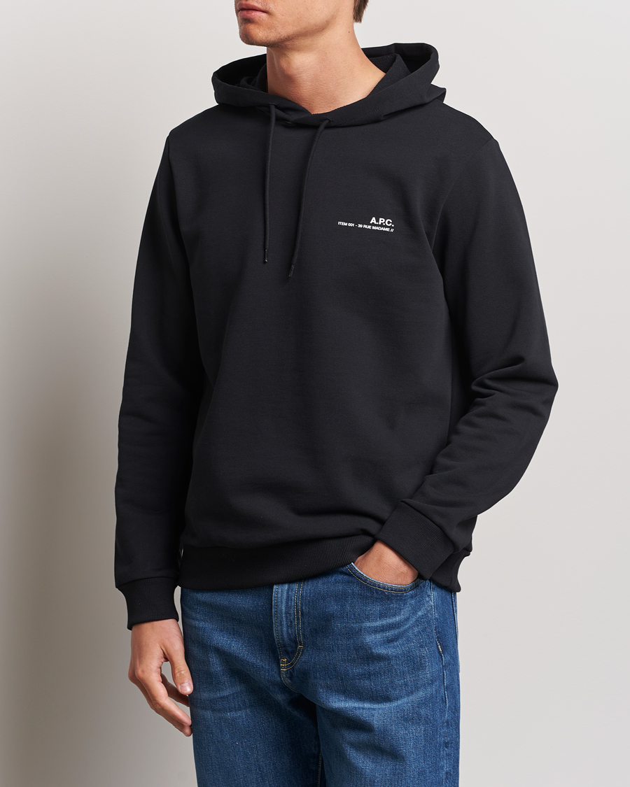 Herre | Hættetrøjer | A.P.C. | Item Hoodie Black