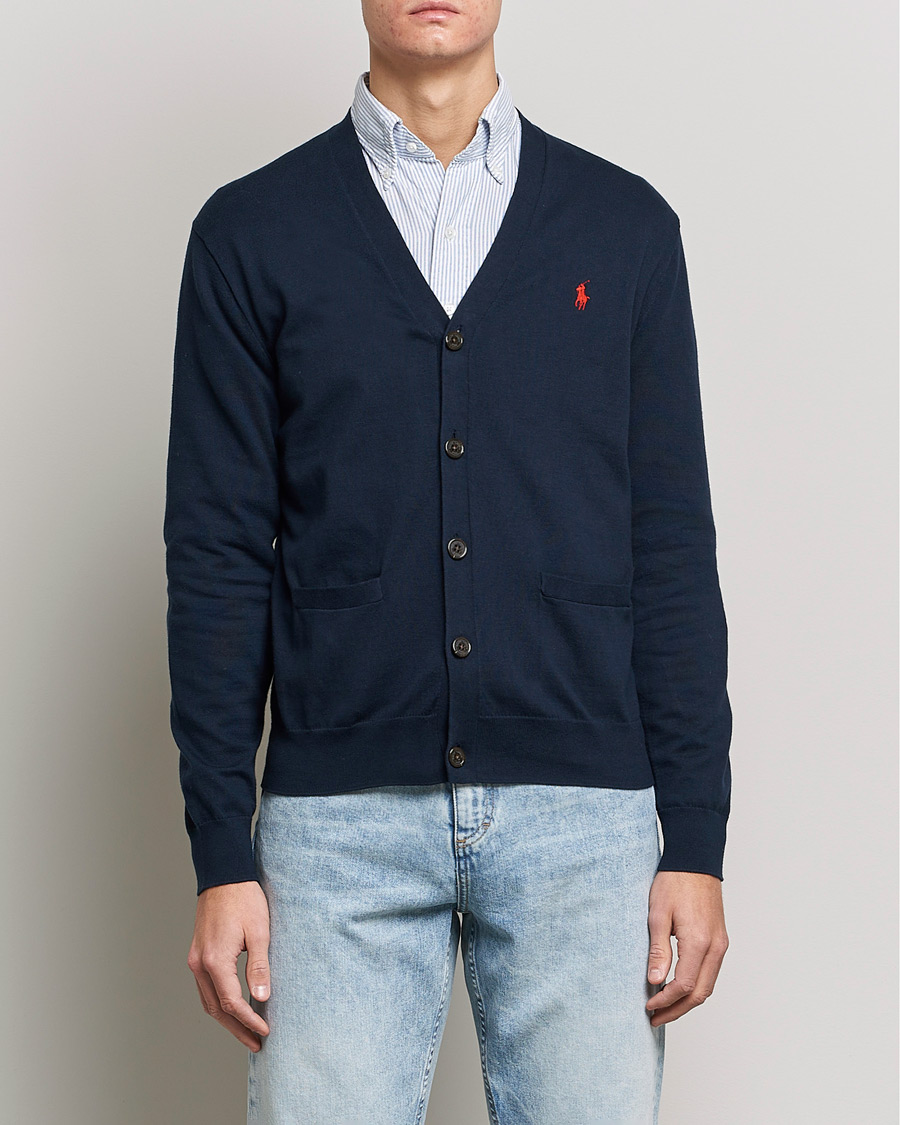 Herre | 30% udsalg | Polo Ralph Lauren | Cotton Cardigan Hunter Navy