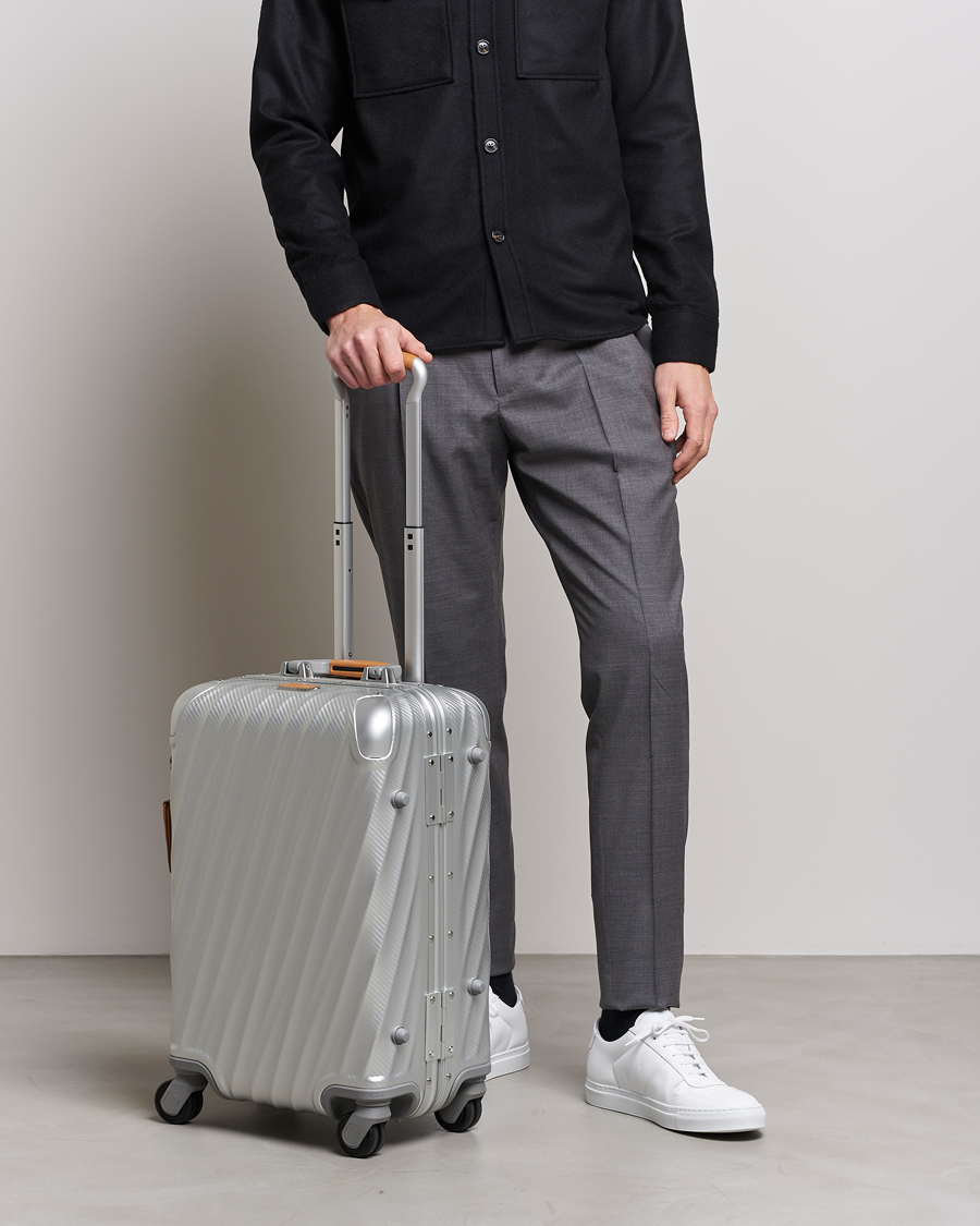 Herre | Kufferter | TUMI | International Carry-on Aluminum Trolley Texture Silver