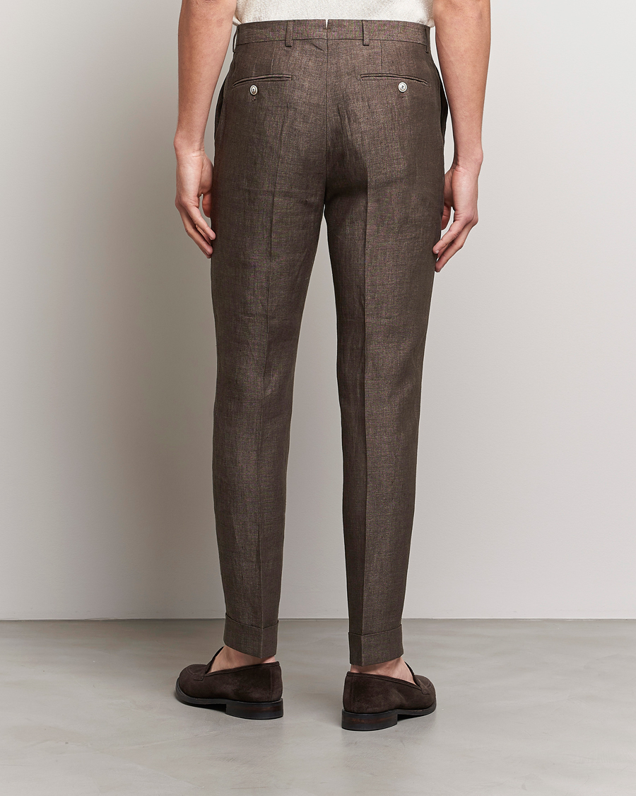 Herre | Bukser | Morris Heritage | Jack Linen Suit Trousers Brown