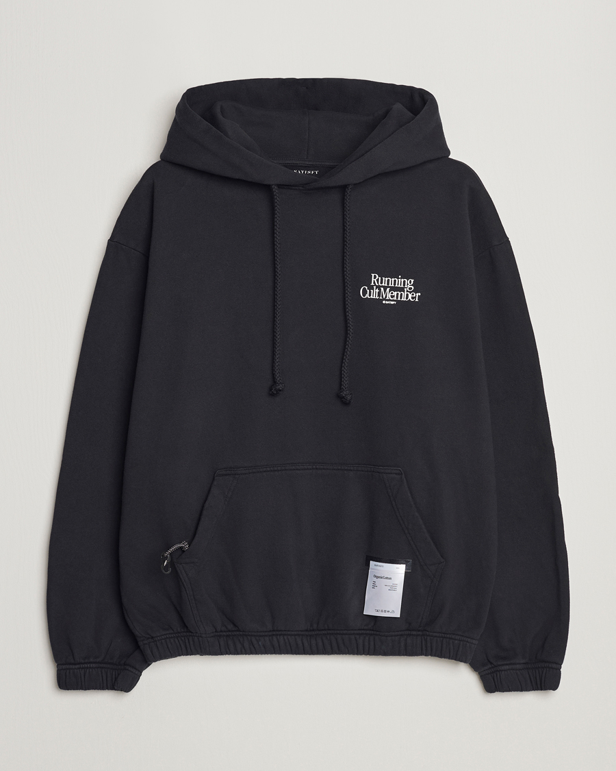 Herre | Trøjer | Satisfy | SoftShell Hoodie Black