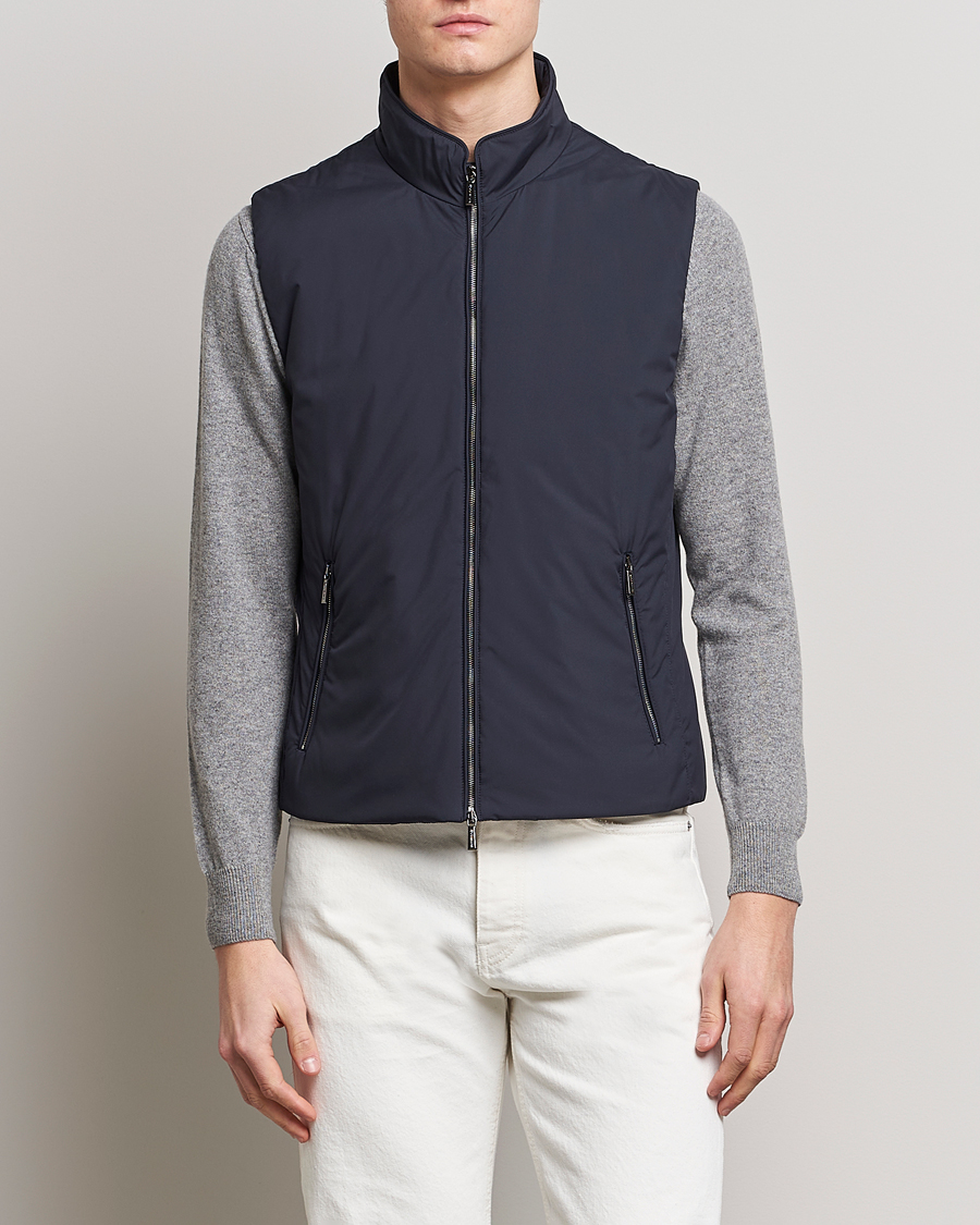 Herre | Veste | MooRER | Senio Padded Vest Navy