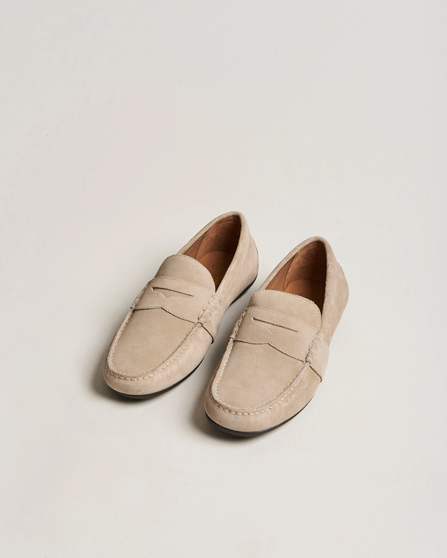 Herre | Sko i ruskind | Polo Ralph Lauren | Reynold Suede Driving Loafer Milkshake